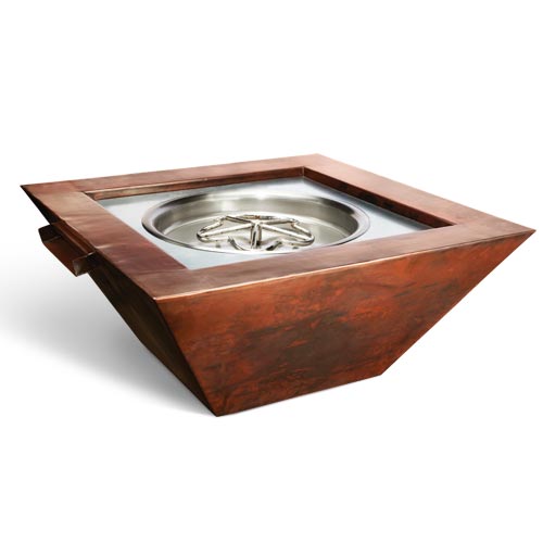HPC Fire Inspired Copper Sierra Fire and Water Bowl
