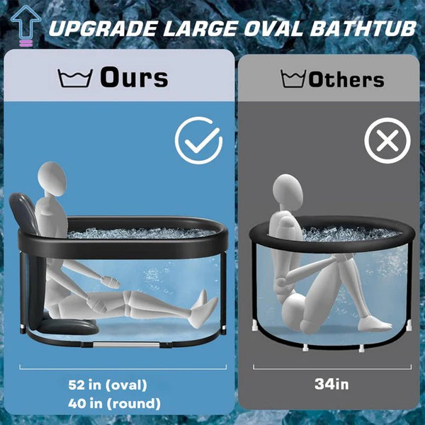 Golden Design Dynamic Cold Therapy Inflatable Oval Cold Plunge 52" (DCT-IO-052)