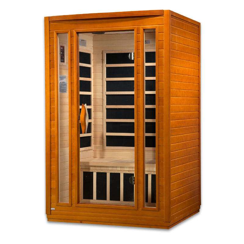 Golden Designs "San Marino Elite Edition" 2 person Indoor Ultra Low EMF Infrared Sauna (DYN-6206-01 Elite)