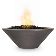 The Outdoor Plus 36” Cazo Round Concrete Fire Bowl outdoor fire feature

36 inch Cazo round concrete fire bowl with active flame

Close-up of concrete texture on The Outdoor Plus 36 Cazo fire bowl

Outdoor patio with The Outdoor Plus 36 Cazo round concrete fire bowl
