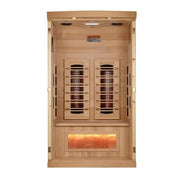golden designs reserve edition gdi-8010-03 single person full spectrum sauna

interior canadian hemlock golden designs reserve edition infrared sauna with salt bar

infrared heating panels golden designs gdi-8010-03 near zero emf

himalayan salt bar under bench golden designs reserve edition sauna