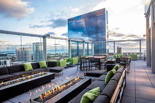 the outdoor plus del mar concrete fire pit exterior view

the outdoor plus del mar concrete fire pit patio setup with flame

the outdoor plus del mar fire pit close-up cement finish and burner detail

the outdoor plus del mar concrete fire pit garden outdoor living space