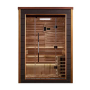 golden designs narvik 2 person indoor outdoor sauna front view

interior canadian red cedar golden designs narvik 2 person sauna seating two

6kw traditional stove golden designs narvik 2 person sauna electrical requirements

tempered glass door golden designs narvik 2 person indoor outdoor sauna exterior finish
