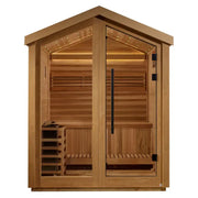 golden designs savonlinna 3 person outdoor traditional sauna front view

interior canadian red cedar golden designs savonlinna sauna seating three

8kw traditional stove golden designs savonlinna 3 person outdoor sauna electrical 240v 40amp

galaxy star color-therapy ceiling lighting golden designs savonlinna sauna exterior detail