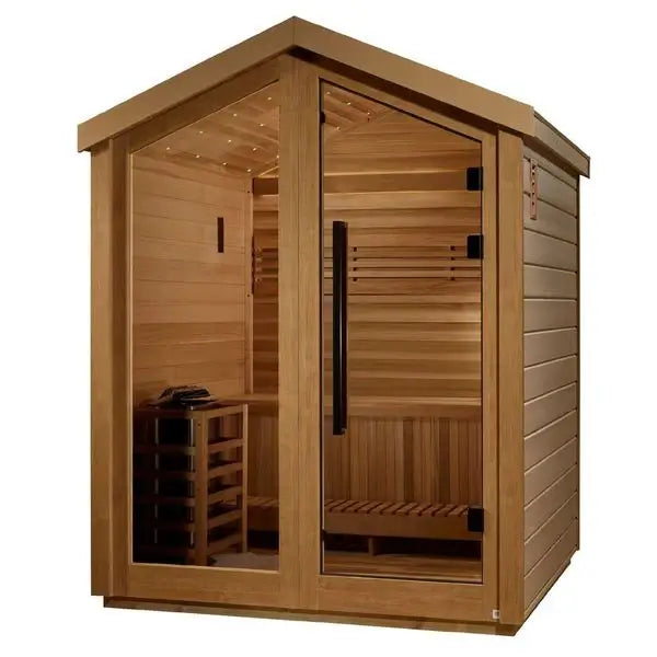 golden designs savonlinna 3 person outdoor traditional sauna front view

interior canadian red cedar golden designs savonlinna sauna seating three

8kw traditional stove golden designs savonlinna 3 person outdoor sauna electrical 240v 40amp

galaxy star color-therapy ceiling lighting golden designs savonlinna sauna exterior detail