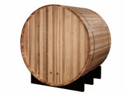 golden designs st moritz 2 person barrel outdoor sauna front view

cedar wood barrel sauna by golden designs side angle

2 person traditional outdoor sauna interior seating and heater

bronze tempered glass door golden designs st moritz sauna