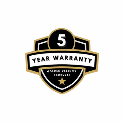 5-year warranty included