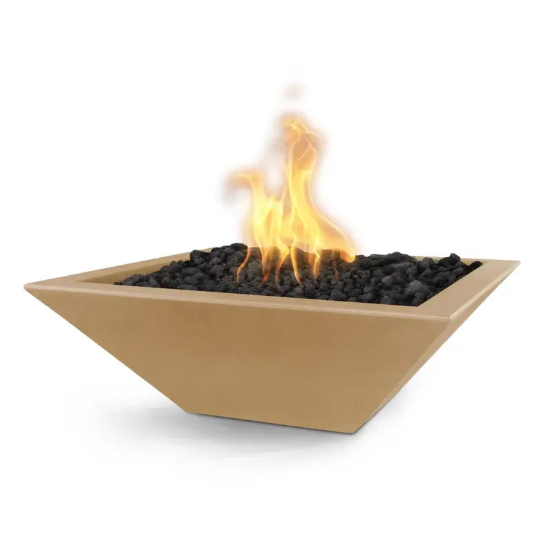 The Outdoor Plus Maya Square Concrete Fire Bowl outdoor fire feature

Maya square concrete fire bowl with active flame

Close-up of concrete texture on The Outdoor Plus Maya fire bowl

Outdoor patio with The Outdoor Plus Maya square concrete fire bowl