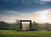the outdoor plus paradise falls water curtain metal powder coat exterior view

the outdoor plus paradise falls outdoor water curtain patio feature

the outdoor plus paradise falls water curtain wall moving water detail

the outdoor plus paradise falls powder coat garden water feature close-up