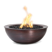 the outdoor plus sedona 27 inch hammered copper fire bowl exterior view

the outdoor plus sedona copper fire bowl patio fire pit flame at night

the outdoor plus sedona hammered copper fire bowl close-up burner interior

the outdoor plus sedona fire bowl outdoor living space setup