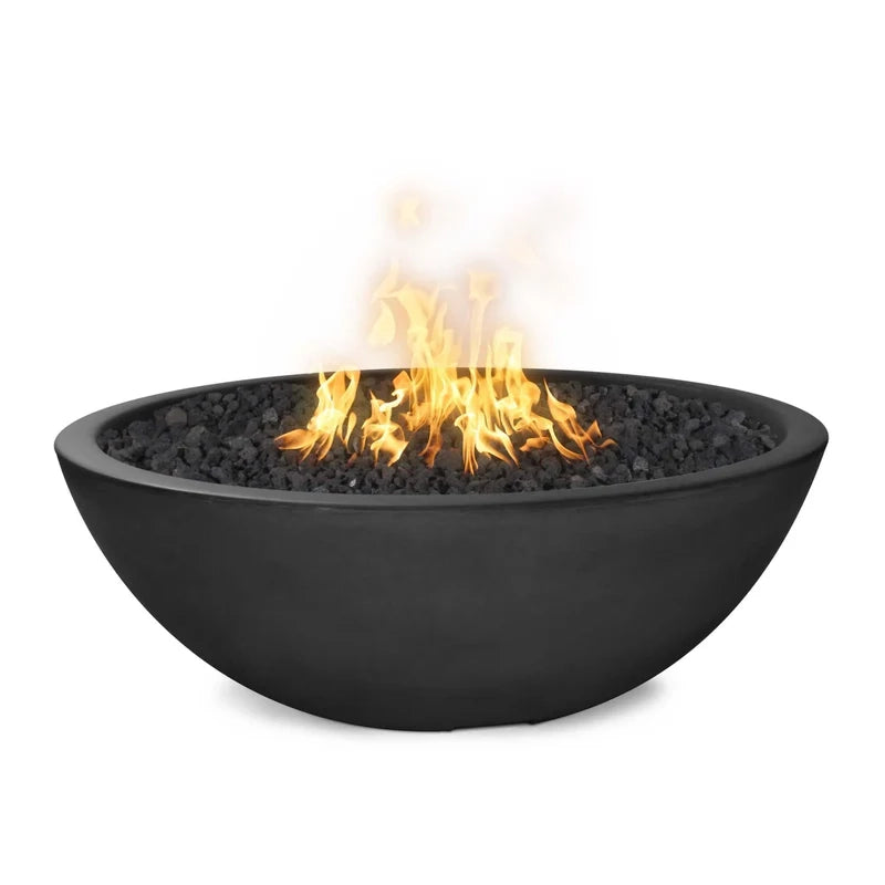 The Outdoor Plus 48" Sedona Narrow Ledge Concrete Liquid Propane Fire Pit - Thumbnail 3