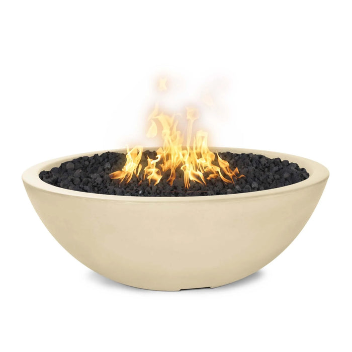 The Outdoor Plus Sedona Round Concrete Fire Pit - Narrow Ledge