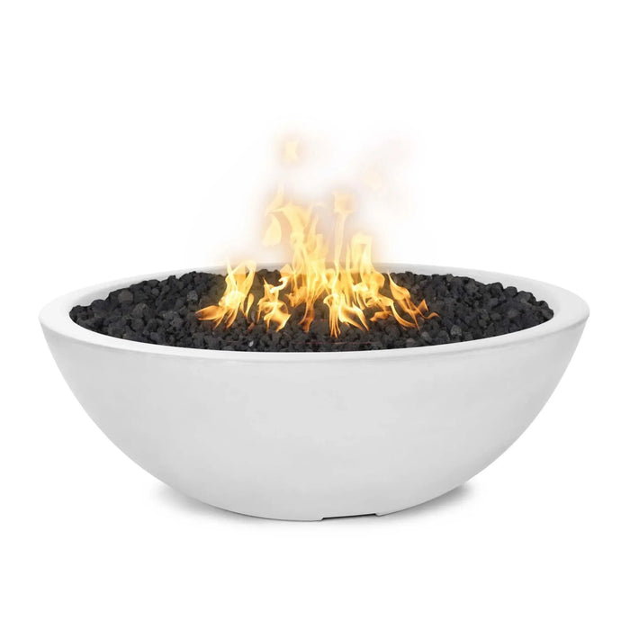 The Outdoor Plus Sedona Round Concrete Fire Pit - Narrow Ledge