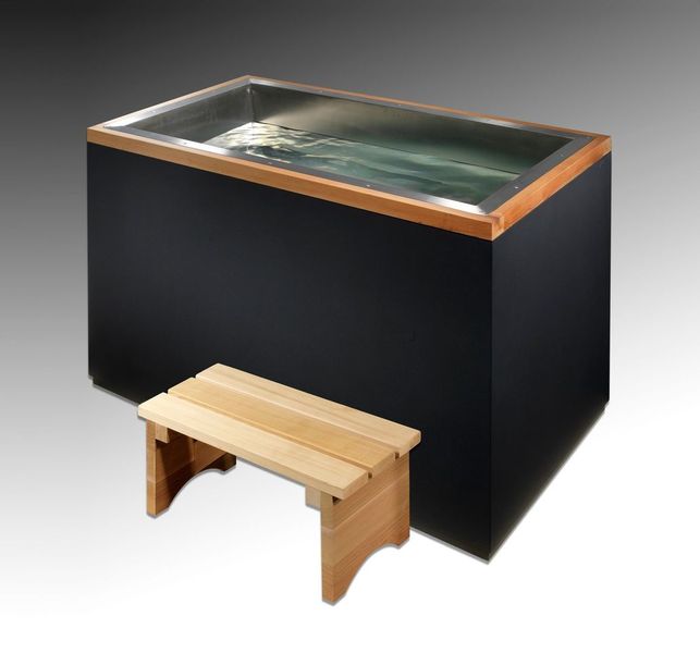 Golden Designs Dynamic Cold Therapy "CUBOID" 304 Stainless Steel Cold Plunge (DCT-S-050-NS-34)