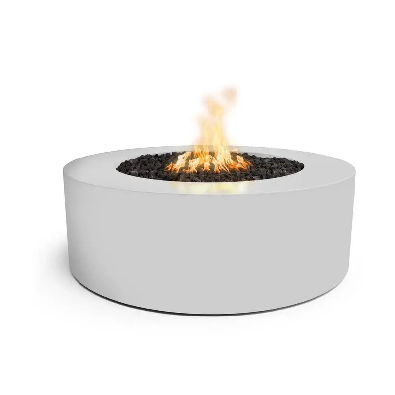 The Outdoor Plus Unity Round Fire Pit in powder-coated steel finish

Unity Round Fire Pit outdoor centerpiece with active flame

Close-up of powder-coated steel texture on Unity fire pit

Outdoor Plus Unity round fire pit on patio setting