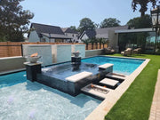 the outdoor plus cazo fire and water bowl exterior view

the outdoor plus cazo hammered copper fire water bowl patio setup

the outdoor plus cazo fire and water feature lit at night with flame and water

the outdoor plus cazo copper fire and water bowl stainless steel burner close up
