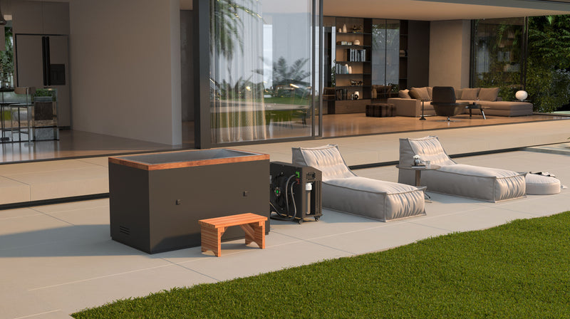 Golden Designs Dynamic Cold Therapy "CUBOID" 304 Stainless Steel Cold Plunge (DCT-S-050-NS-34)