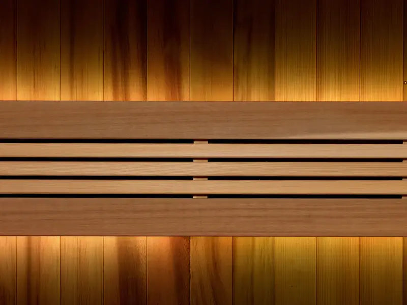 golden designs copenhagen 3 person traditional sauna exterior front view

interior canadian red cedar benches and stove of copenhagen sauna

tempered glass door golden designs copenhagen sauna

galaxy star ceiling lighting and wood interior golden designs copenhagen sauna