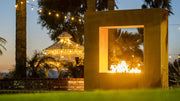 the outdoor plus williams fireplace metal firebox exterior view

the outdoor plus williams fireplace patio fireplace lit at night

the outdoor plus williams fireplace powder-coated steel firebox front detail

the outdoor plus williams fireplace outdoor fire feature stainless fire pan